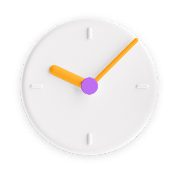 Clock 3d icon